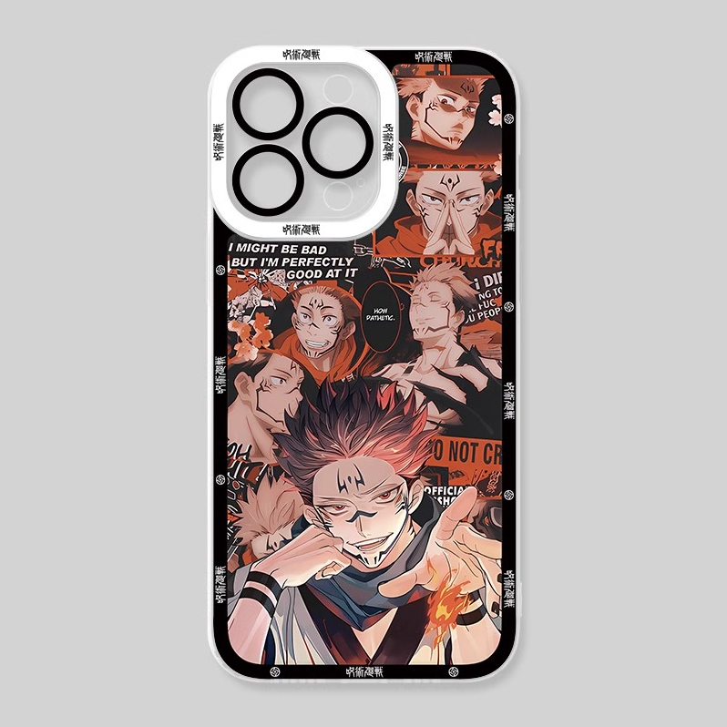 咒術迴戰透明防摔軟殼-CASEZONE