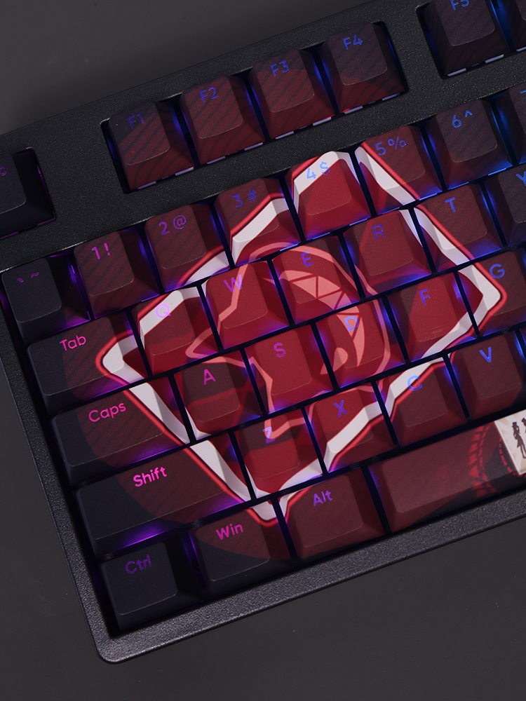 林尼原神透光RGB108鍵標準配列衛星軸鍵帽-CASEZONE