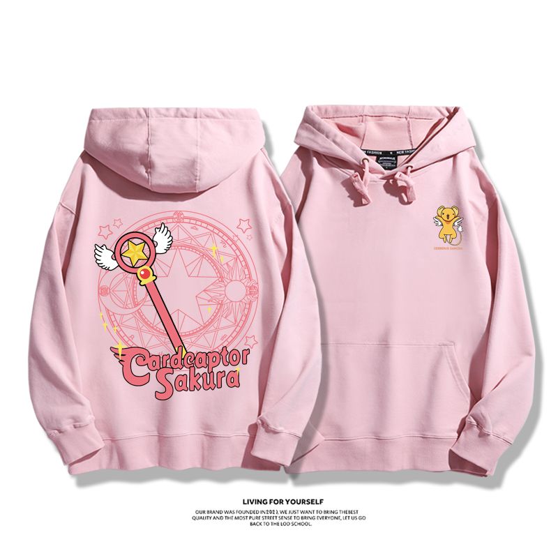 魔卡少女櫻新款 親子情侶男女款連帽衛衣-CASEZONE