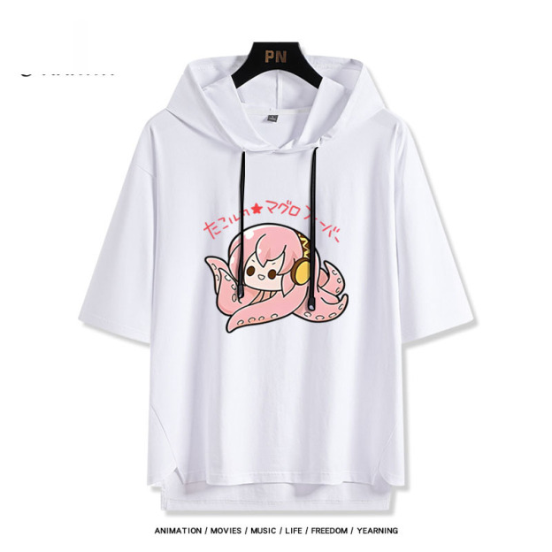 巡音流歌 連帽短袖T恤-CASEZONE