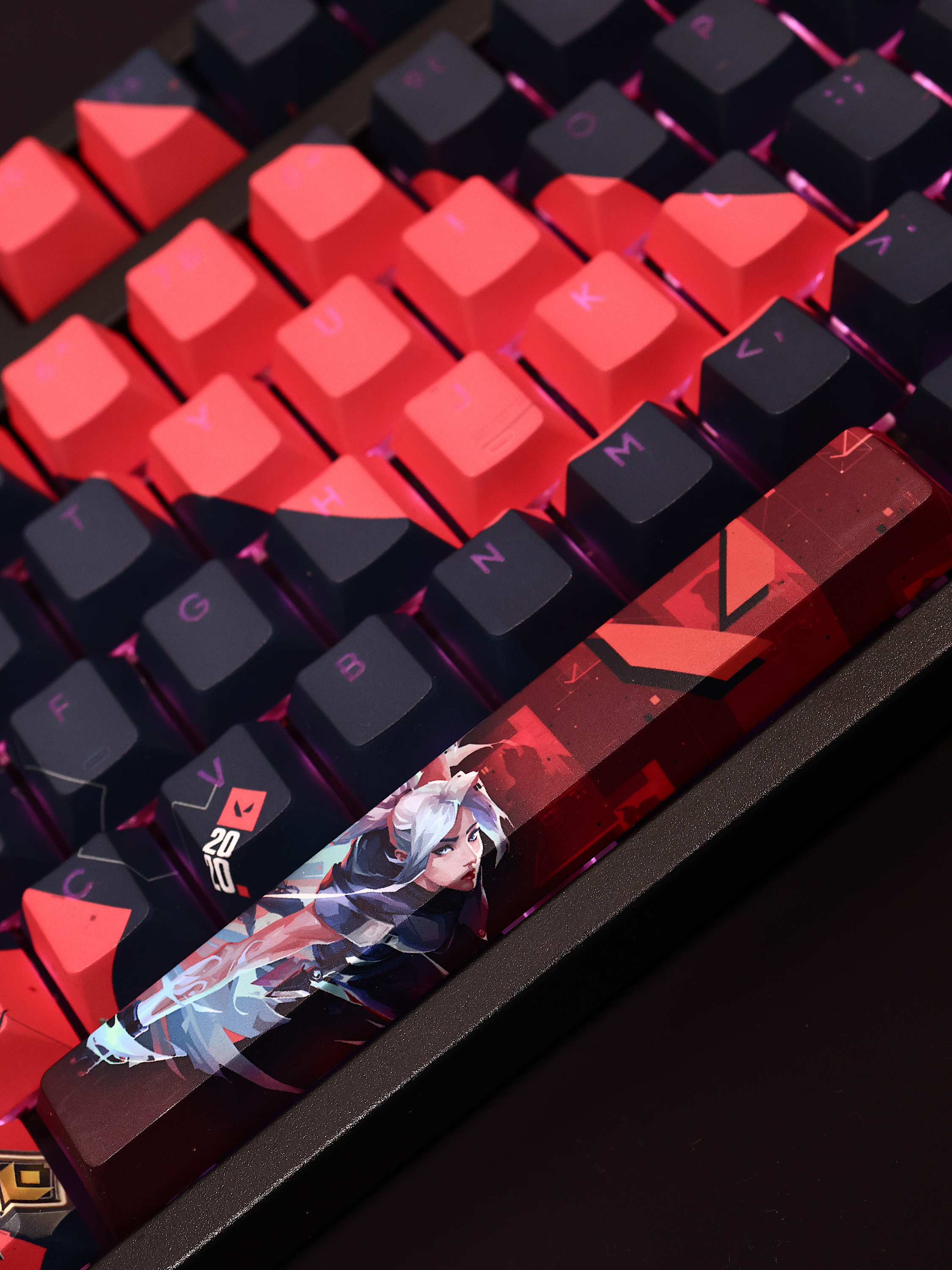無畏契約捷風透光RGB108鍵標準配列衛星軸鍵帽-CASEZONE
