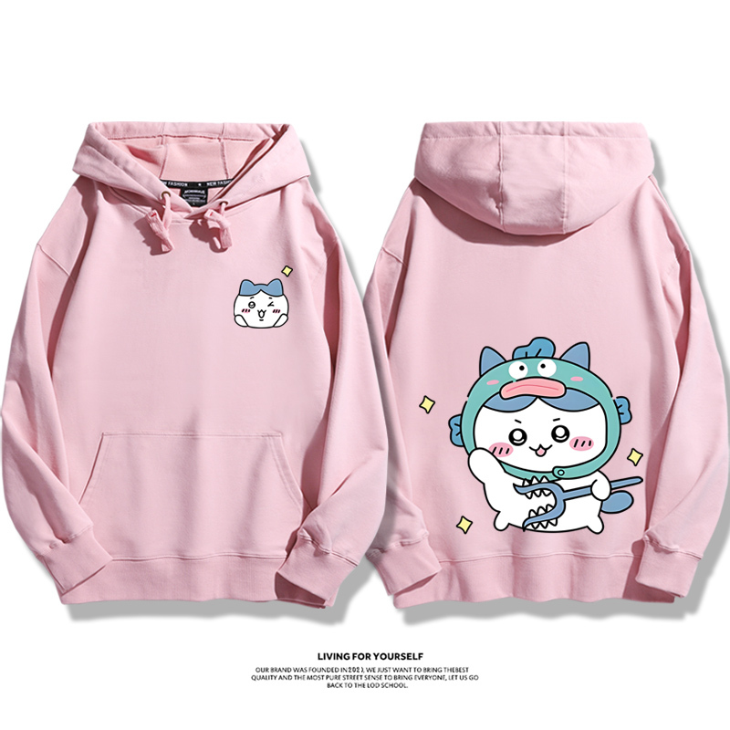 Chiikawa新款 親子情侶男女款連帽衛衣-CASEZONE