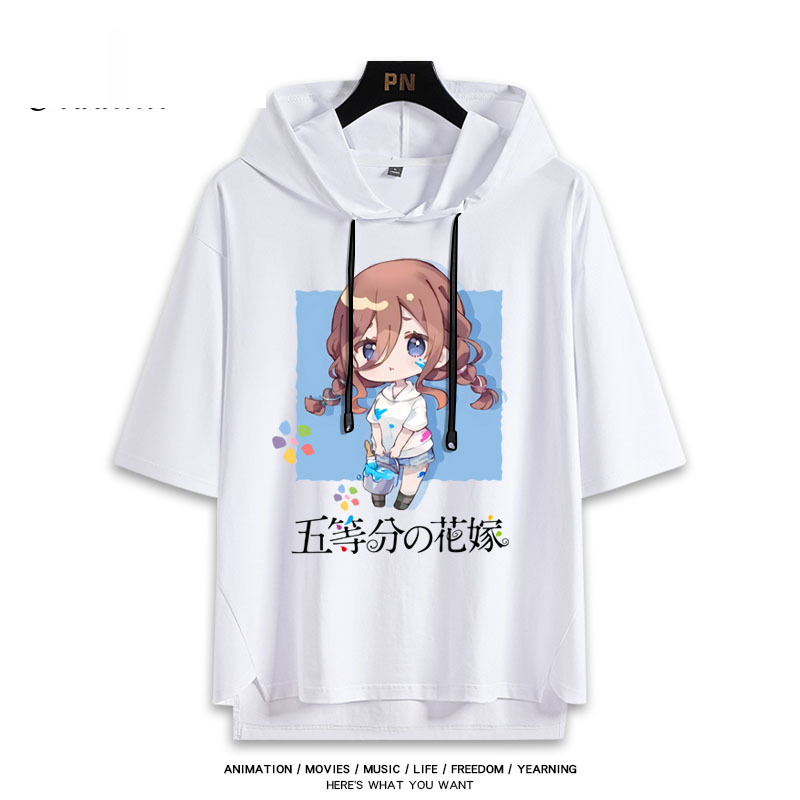 五等分的新娘 連帽短袖T恤