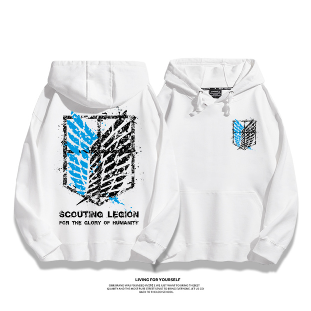 進擊的巨人 2025秋冬新款 親子情侶男女連帽衛衣-ZUIHANG SHOP