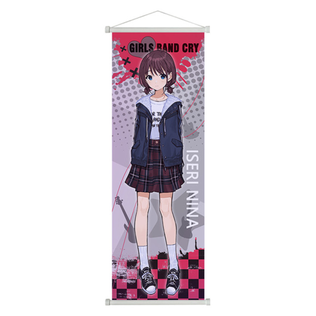 哭泣少女樂隊Girls Band Cry掛畫卷軸海報動漫周邊布畫裝飾畫DIY-ZUIHANG