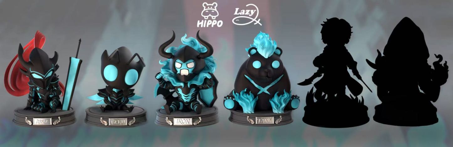 【預購】Hippo×Lazy Studio 我獨自升級第一彈 坐姿系列（耶格利特&蟻王貝爾）