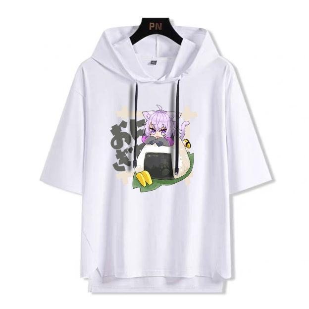 Hololive連帽短袖T恤