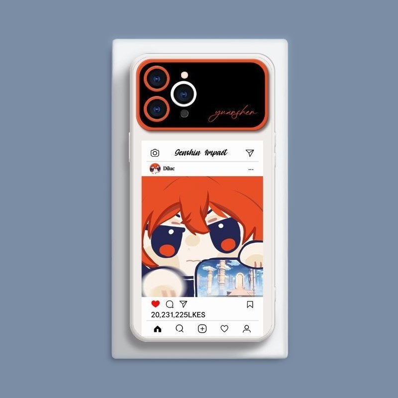 原神液態大視窗全包矽膠防摔軟殼-CASEZONE