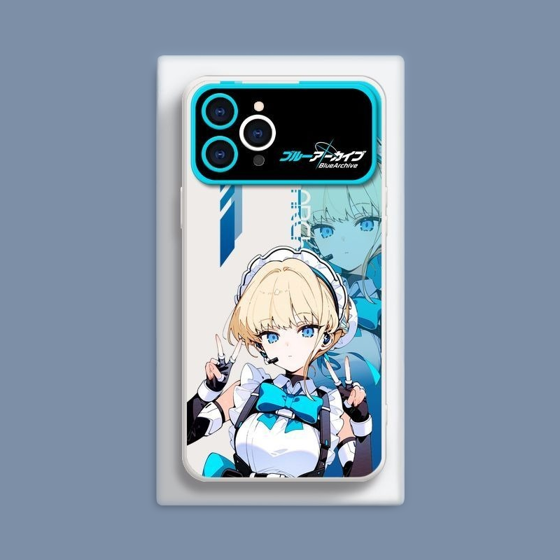 蔚藍檔案液態大視窗全包矽膠防摔軟殼-CASEZONE