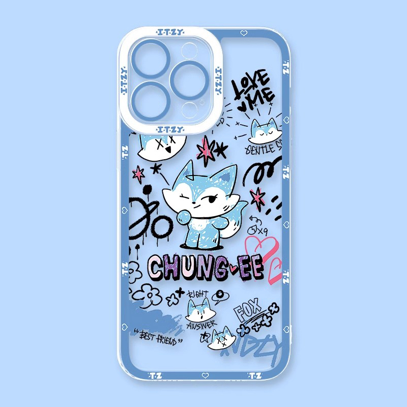 ITZY天使眼透明防摔軟殼-CASEZONE