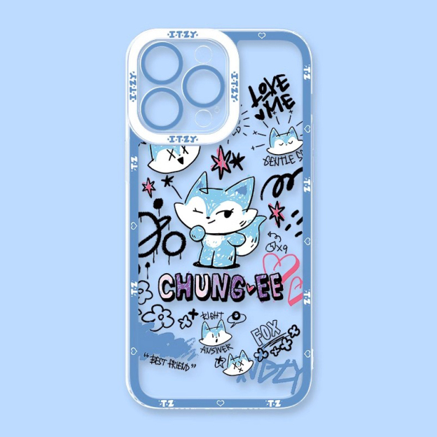 ITZY天使眼透明防摔軟殼-CASEZONE