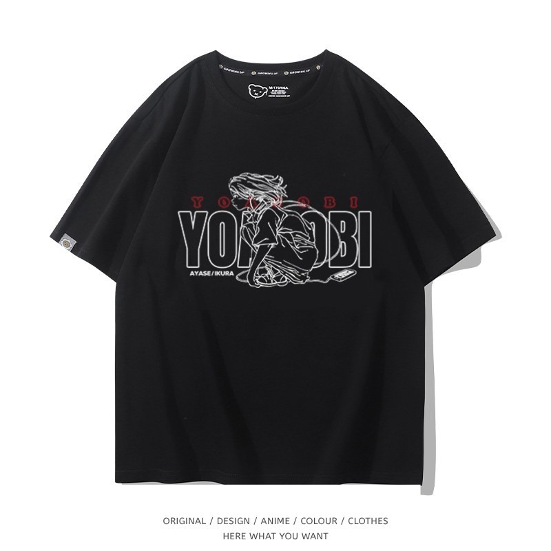 YOASOBI 樂隊純棉短袖T恤｜日系音樂潮流休閒上衣