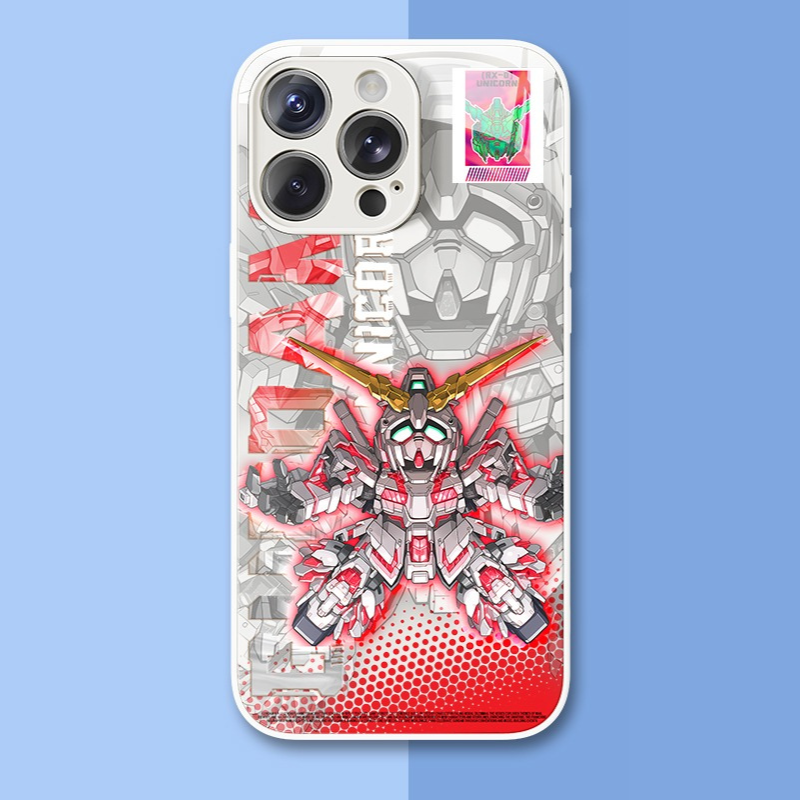 機動戰士鋼彈新款高清全包防摔玻璃殼-CASEZONE