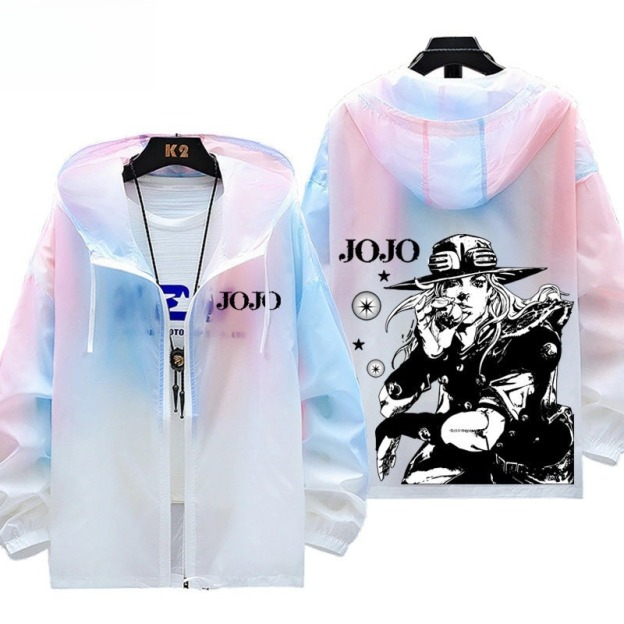 JOJO的奇妙冒險 輕薄透氣漸變防曬衣外套