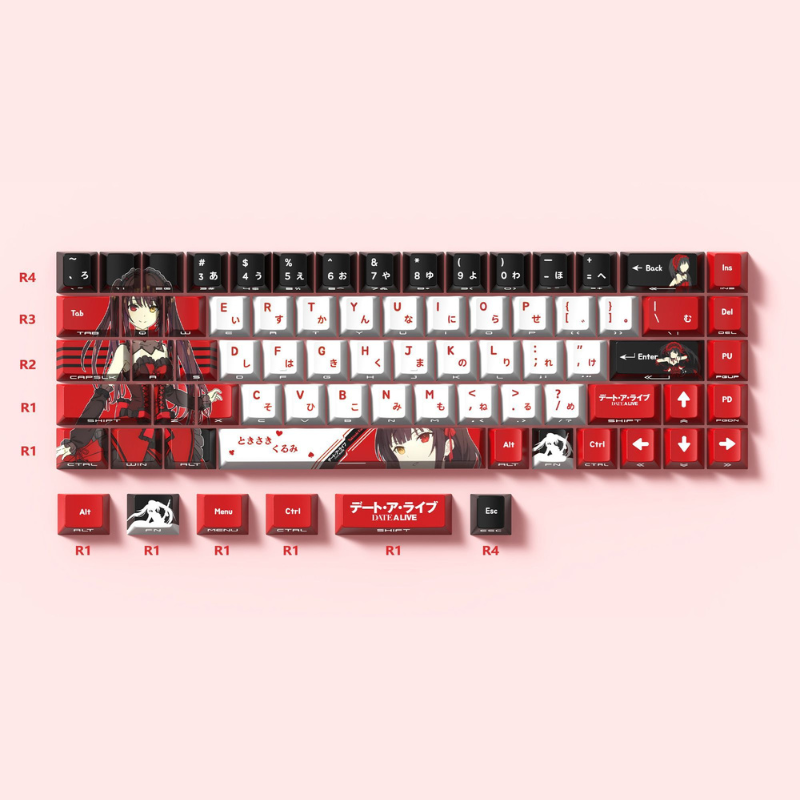 時崎狂三 聯名二次元側刻無線機械鍵盤