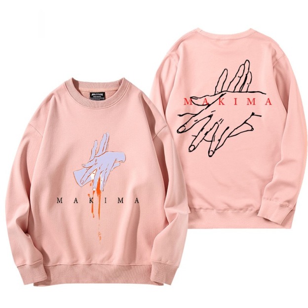 鏈鋸人 秋冬新款 親子情侶裝圓領長袖