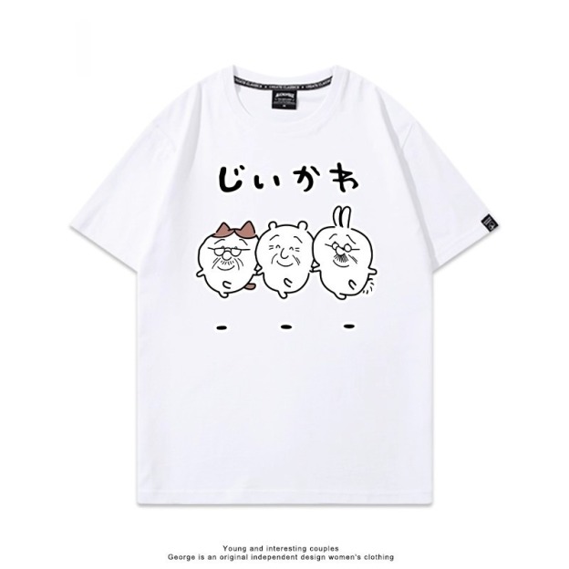 Chiikawa 2025親子情侶男女同款 印花短袖T恤-CASEZONE