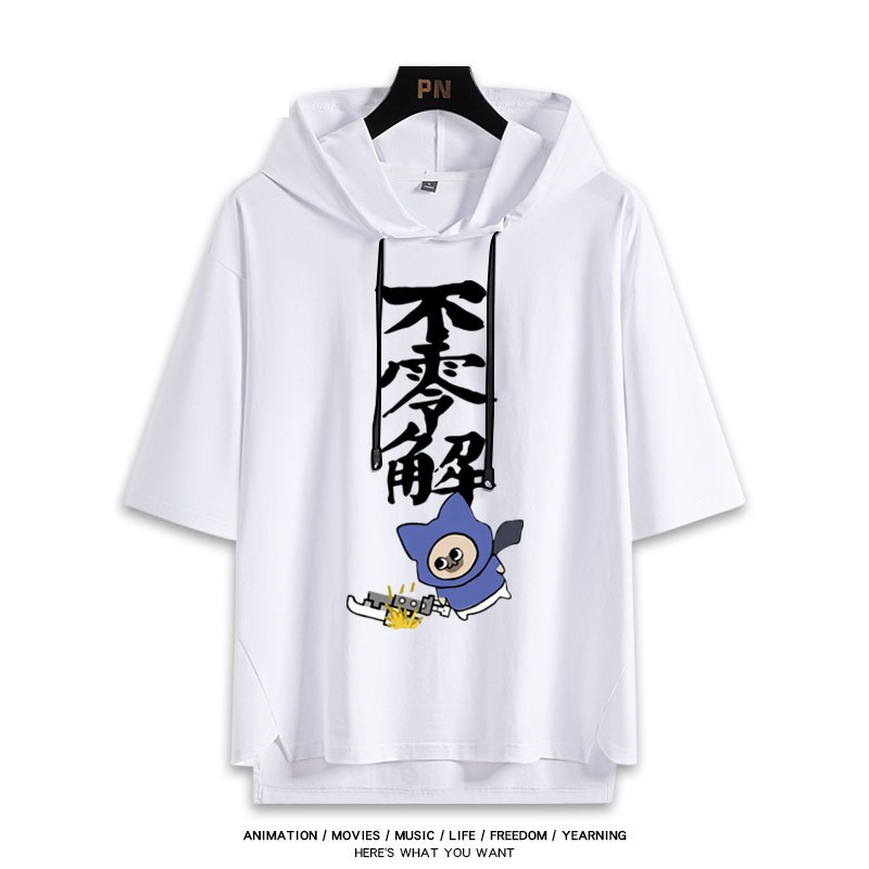 魔物獵人新款 親子情侶男女款連帽短袖T恤