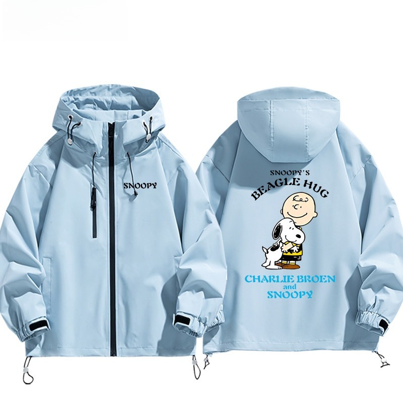 史努比Snoopy周邊 男女同款秋冬衝鋒衣