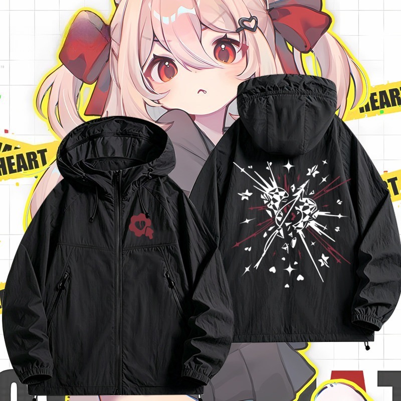 Neurosama Evil neuro牛肉AI虛擬主播 男女輕薄透氣防曬服外套