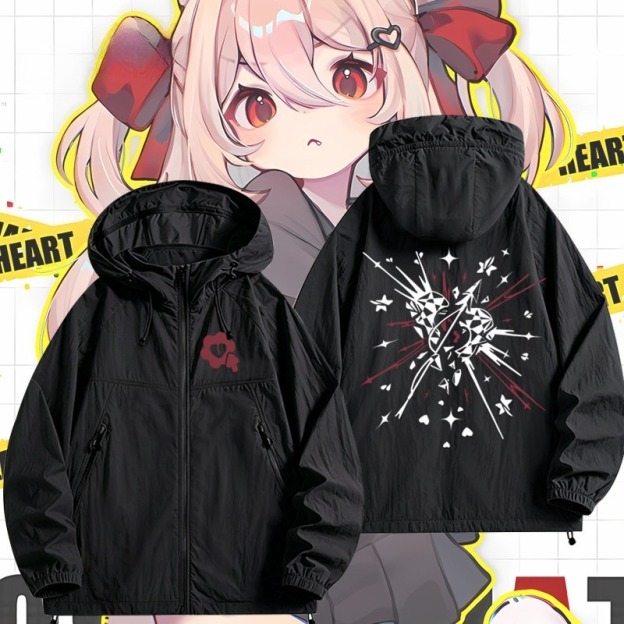 Neurosama Evil neuro牛肉AI虛擬主播 男女輕薄透氣防曬服外套