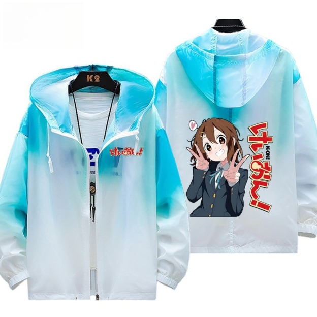 輕音少女 輕薄透氣漸變防曬衣外套