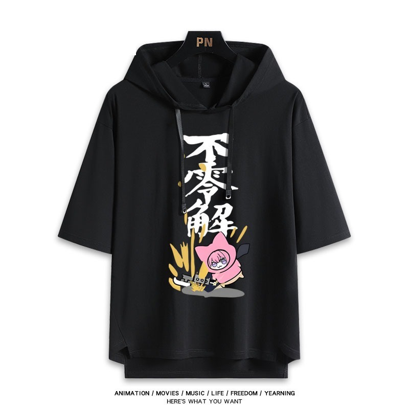 魔物獵人新款 親子情侶男女款連帽短袖T恤