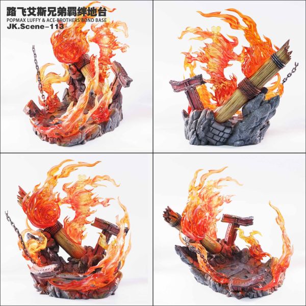 【預購】Jacksdo POPMAX魯夫艾斯兄弟羈絆地臺（不含人物）