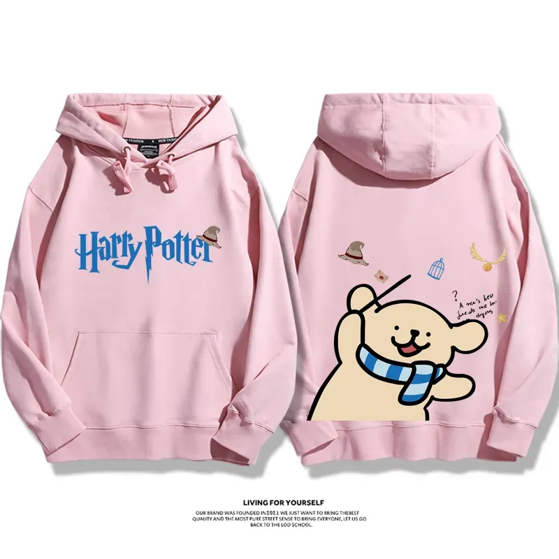 線條小狗 X 哈利波特聯名 親子情侶男女款連帽衛衣-ZUIHANG SHOP