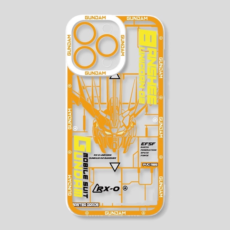 機動戰士鋼彈透明防摔軟殼-CASEZONE