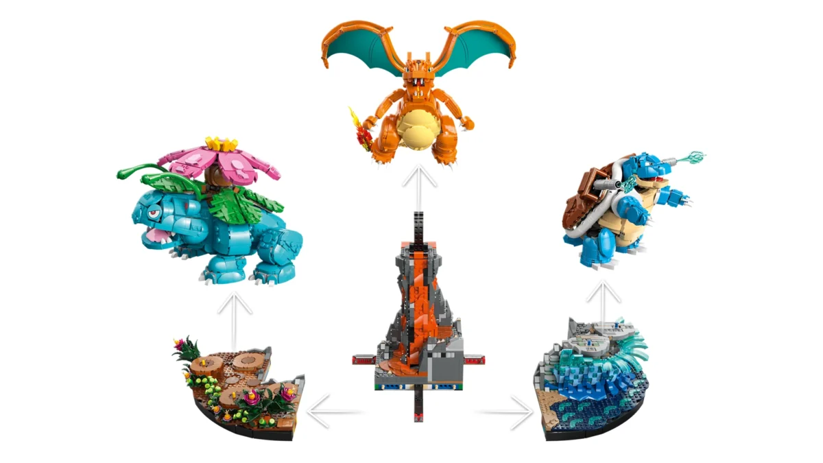 LEGO 寶可夢 Pokémon 72153 妙蛙花、噴火龍與水箭龜