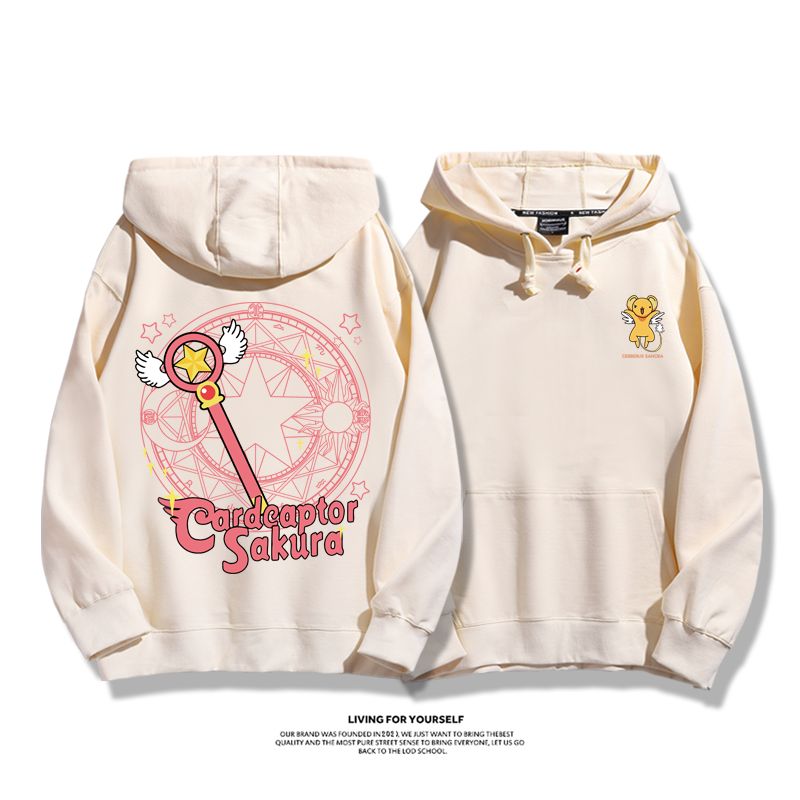魔卡少女櫻新款 親子情侶男女款連帽衛衣-CASEZONE