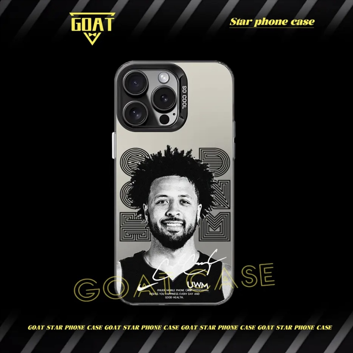 球星頭像｜彩銀球星手機殼-CASEZONE