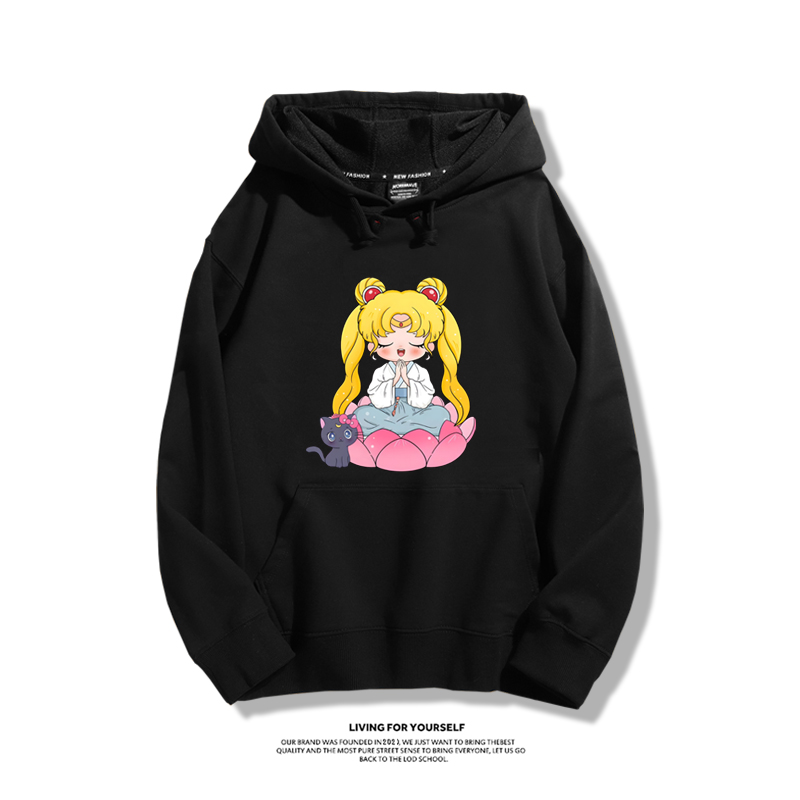 美少女戰士新款 親子情侶男女款連帽衛衣-CASEZONE