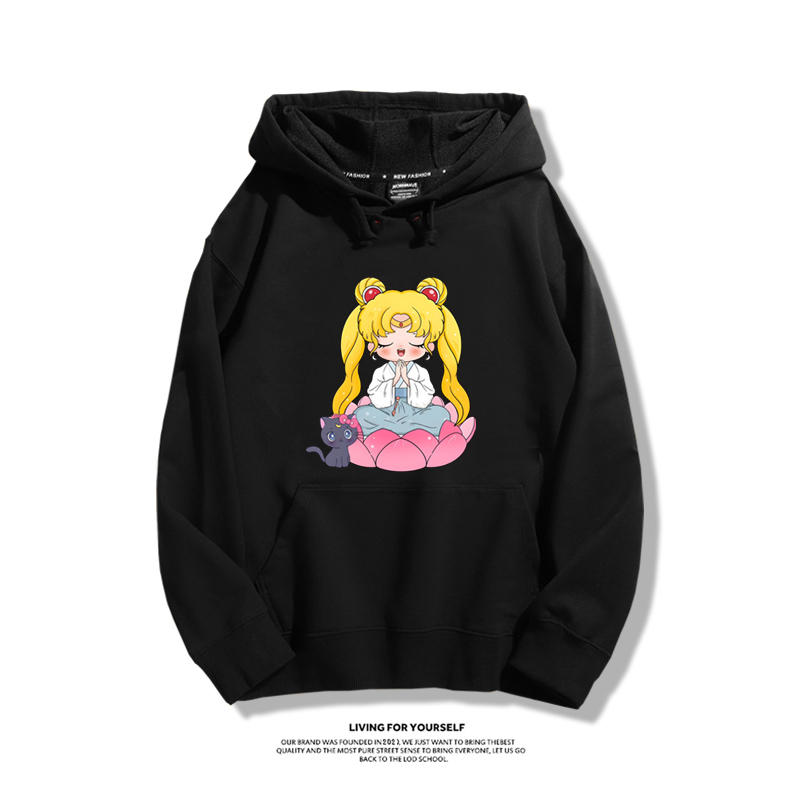 美少女戰士新款 親子情侶男女款連帽衛衣-CASEZONE