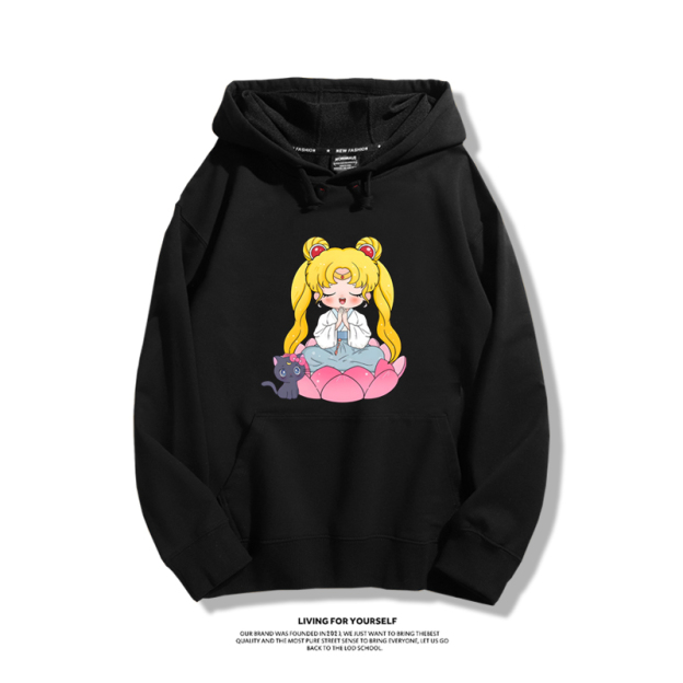 美少女戰士新款 親子情侶男女款連帽衛衣-CASEZONE