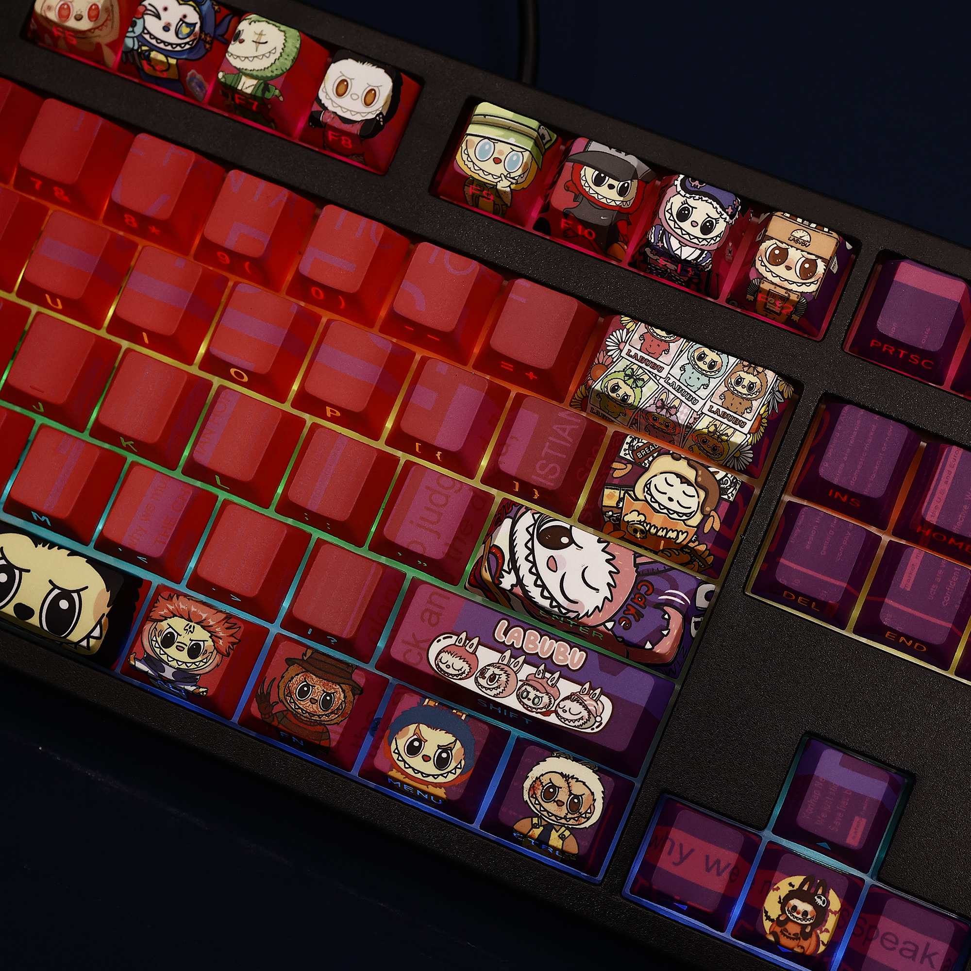 Labubu 108鍵 標準配列 衛星軸鍵帽-CASEZONE