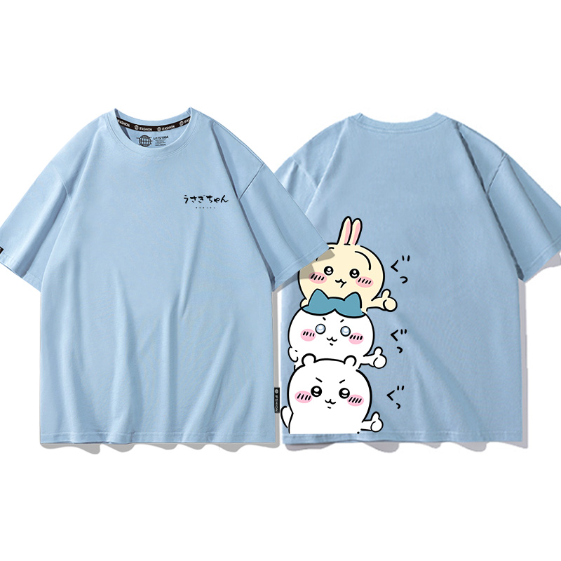 Chiikawa 2024親子情侶男女同款 T恤-CASEZONE