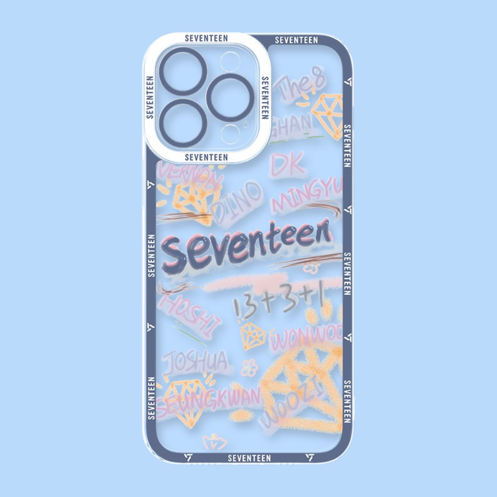 Seventeen透明防摔軟殼-CASEZONE