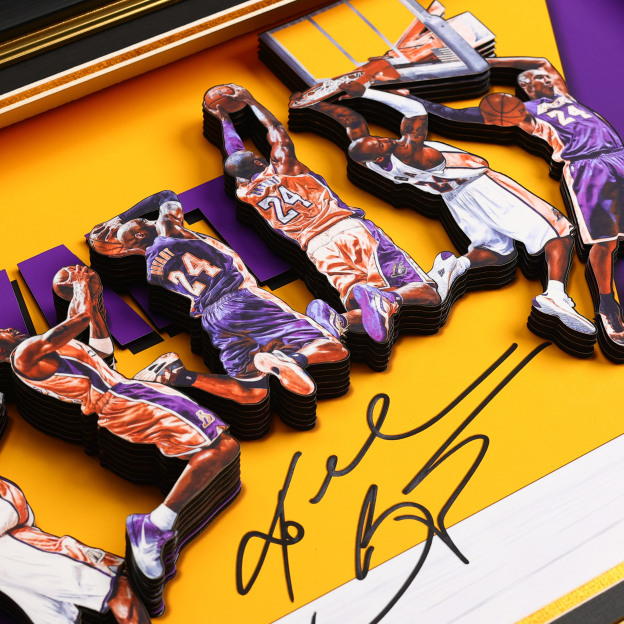 NBA球星科比 3D立體畫-CASEZONE