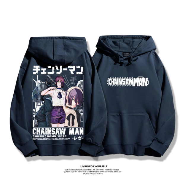 鏈鋸人 2025秋冬新款 親子情侶男女連帽衛衣-ZUIHANG SHOP