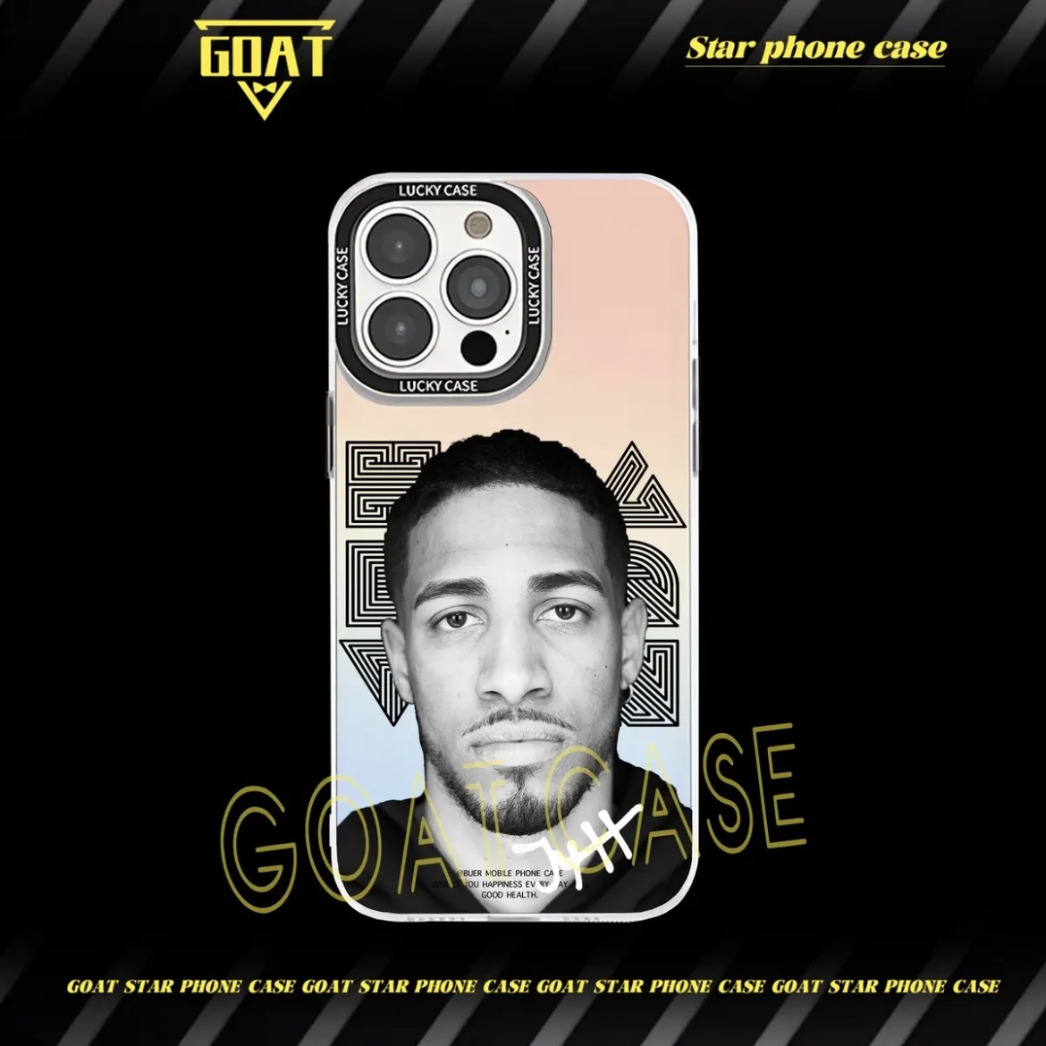 球星肖像｜極光鐳射球星手機殼-CASEZONE