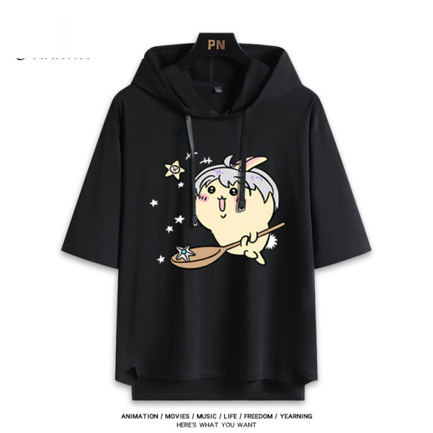 Chiikawa 忘本 連帽短袖T恤