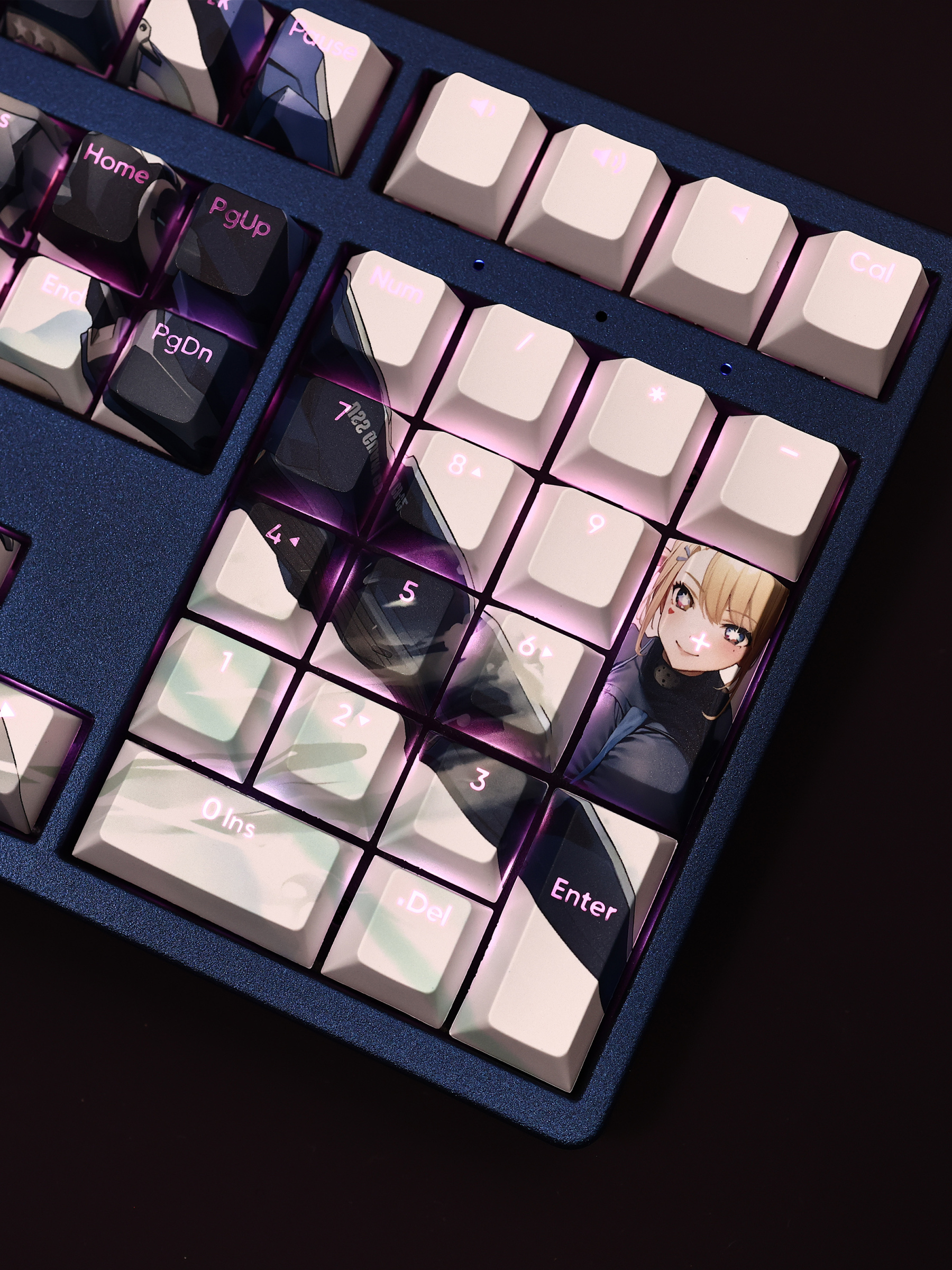 碧藍航線關島透光RGB108鍵標準配列衛星軸鍵帽-CASEZONE