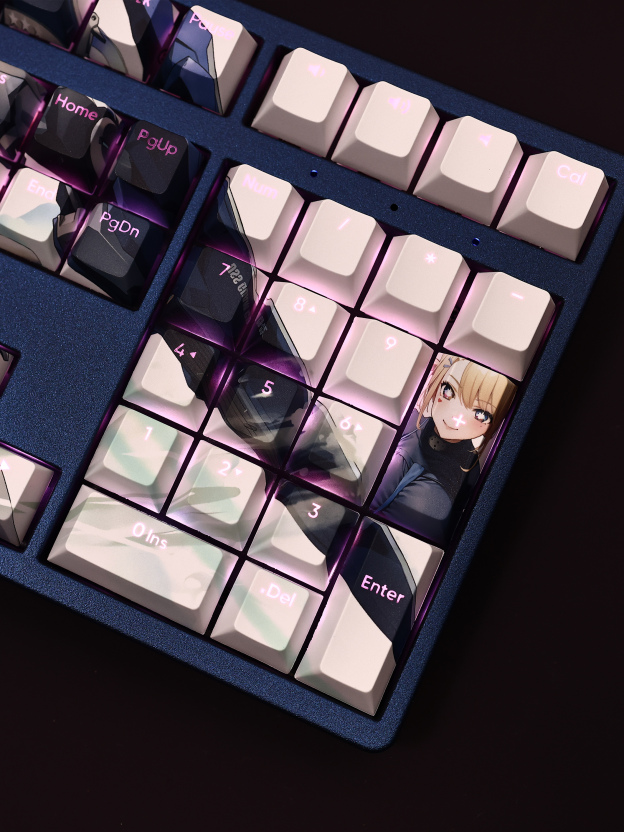 碧藍航線關島透光RGB108鍵標準配列衛星軸鍵帽-CASEZONE