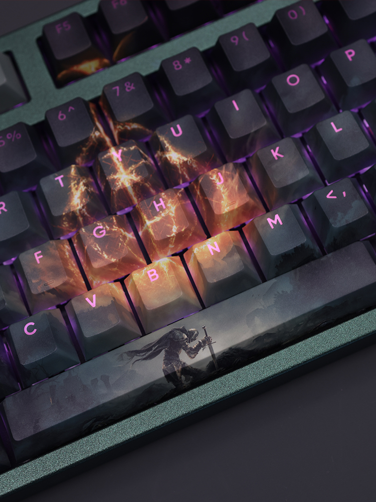 艾爾登法環透光RGB108鍵標準配列衛星軸鍵帽-CASEZONE