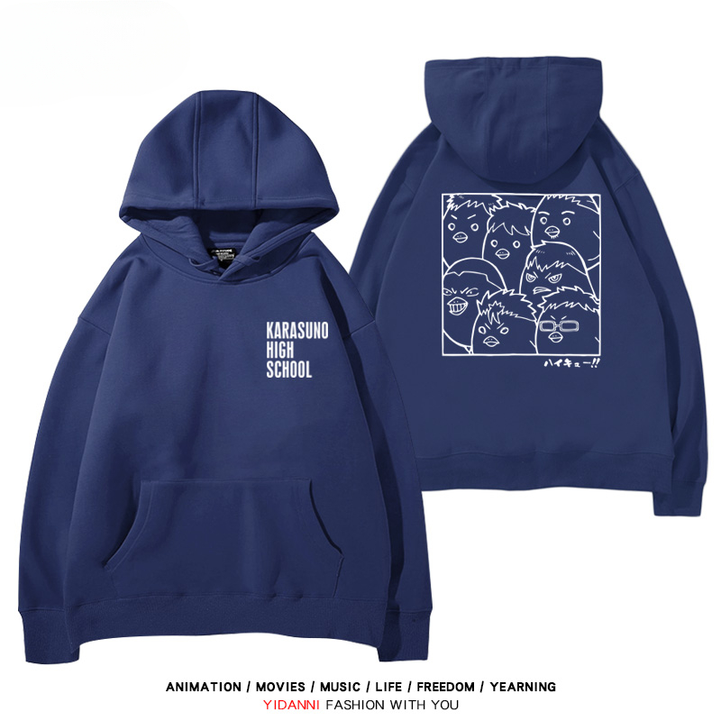排球少年新款 親子情侶男女款連帽衛衣-CASEZONE