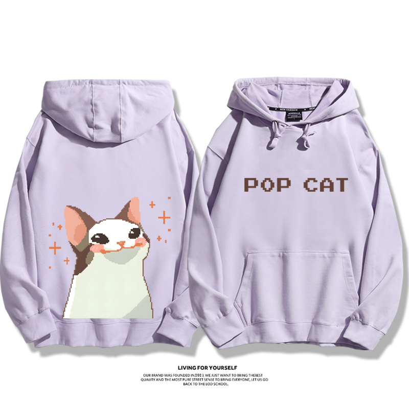 pop貓新款 親子情侶男女款連帽衛衣-CASEZONE