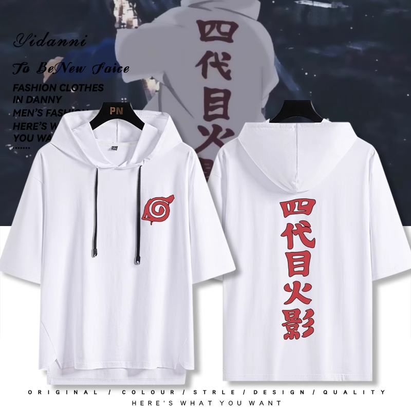 火影忍者 連帽短袖T恤-CASEZONE