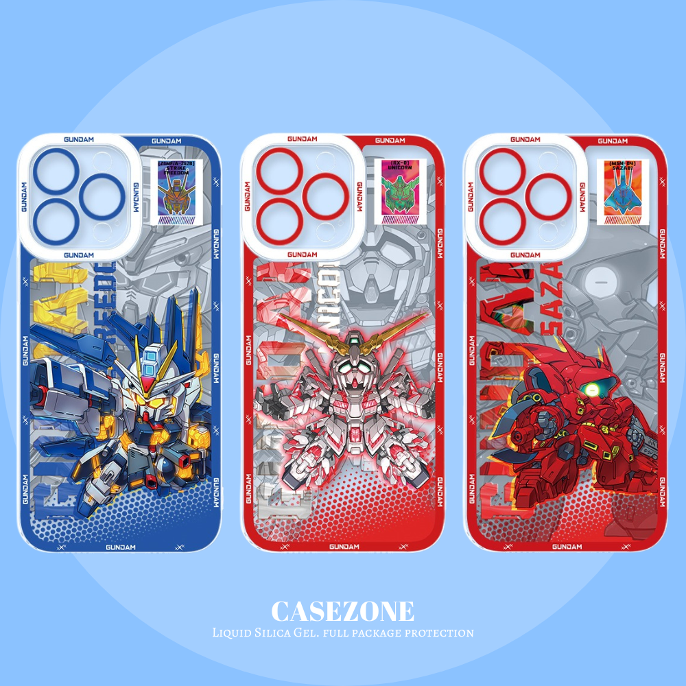 機動戰士鋼彈透明防摔軟殼-CASEZONE
